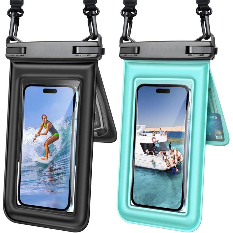 Mobile phone protection, sponge waterproof bag for swimming