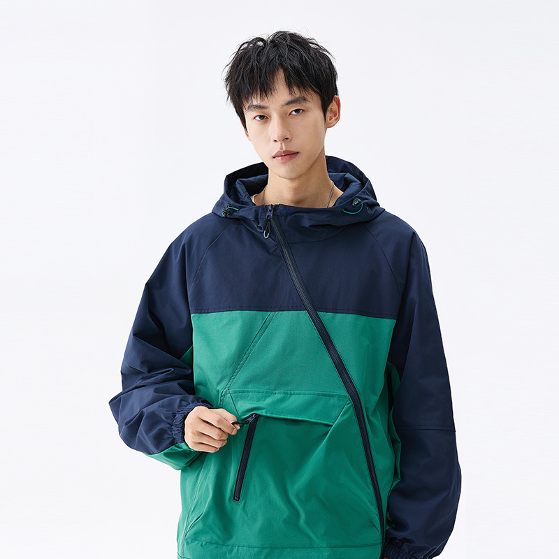 Jacket Pullover Jacket 2025 Autumn New Jacket Sports Outdoor Soft Shell Contrast Color Jacket Men's Quality Jacket