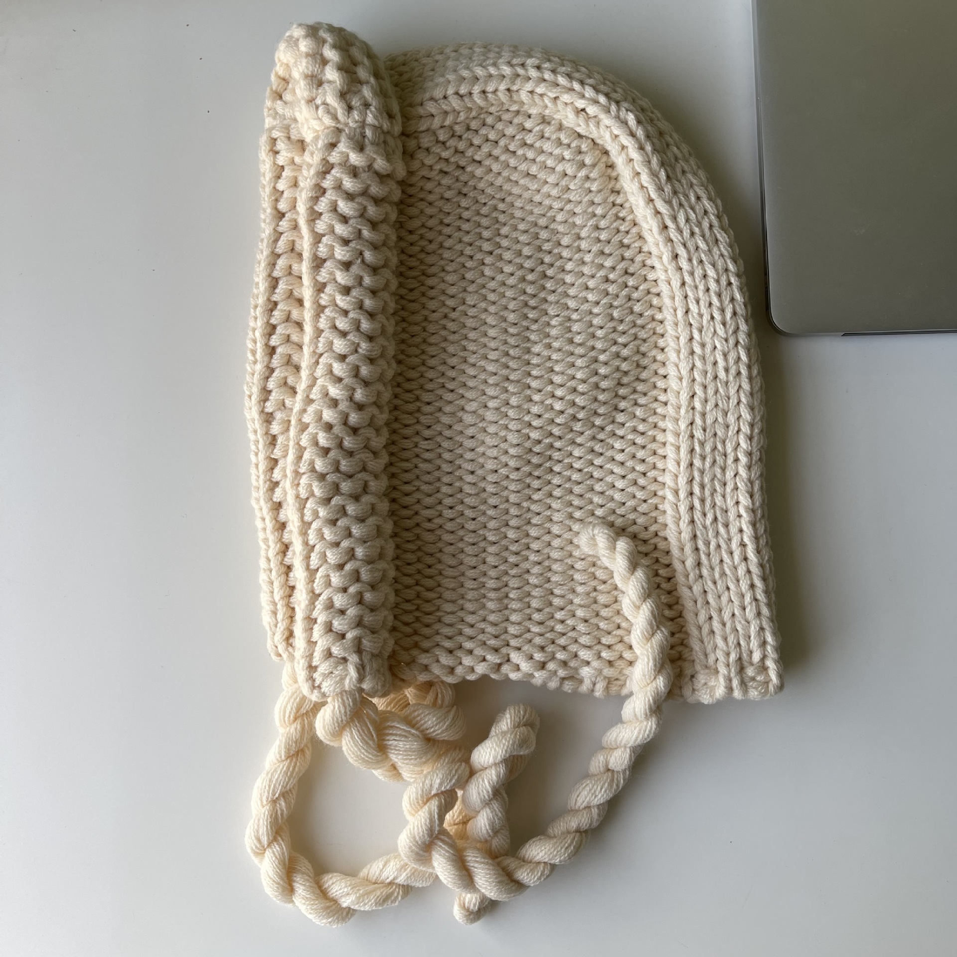 Winter Warm Half Wrapped Knitted Coarse Wool Hat - Image 7