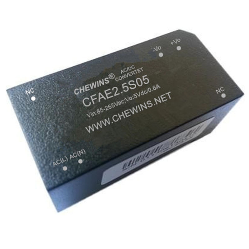 AC-DC电源模块输入220V转正负5V 2.5W双路输出 CFAE2.5D05高效率