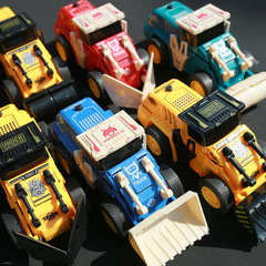 挖掘機變形玩具車工程車兒童男孩推土挖土機鏟車小汽車卡車擺地攤