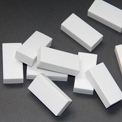 白いpvc消しゴムの拭き取り効果が高い多色サイズのカスタム消しゴム工場