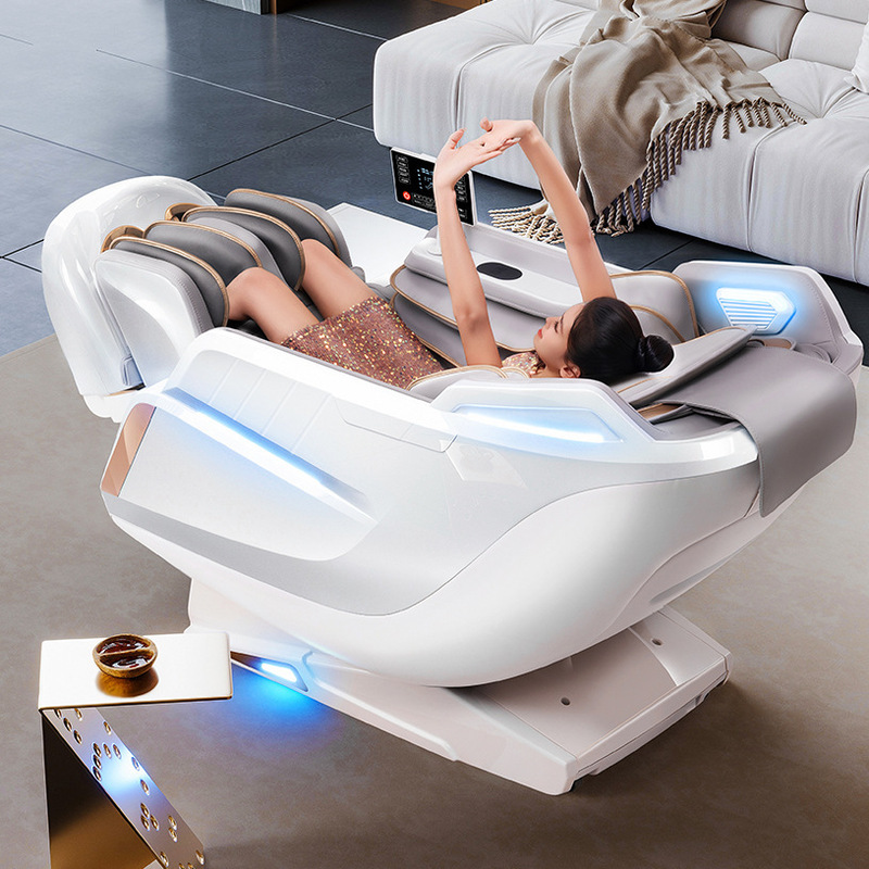 4dスマートaiゼロ重力マッサージチェア家庭用slダブルレール宇宙室豪華全身マッサージ電動マッサージチェア|undefined
