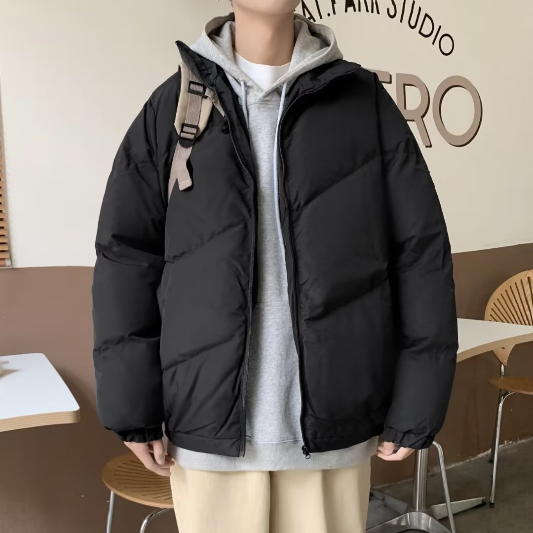 Abrigo acolchado de algodón engrosado abrigo nacional de moda para hombres abrigo de pan suelto Abrigo acolchado de algodón de invierno 2024 nuevo otoño e invierno cálido chaqueta acolchada de algodón