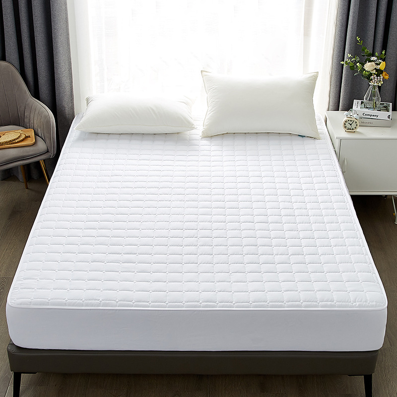 2025 New Solid Color Quilted Sheet Mattress Protector Hotel Thickened Waterproof Urine Isolation Bed Cover Manufacturer Wholesale