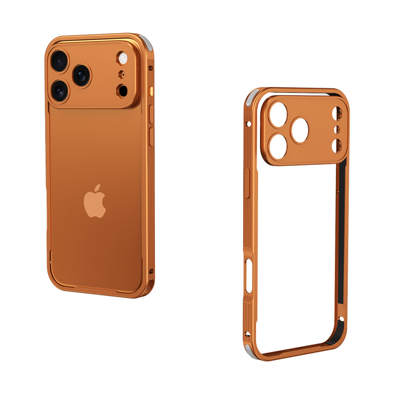 金属边框适用苹果17promax手机壳iphone16e铝合金镜头15P保护套14|undefined