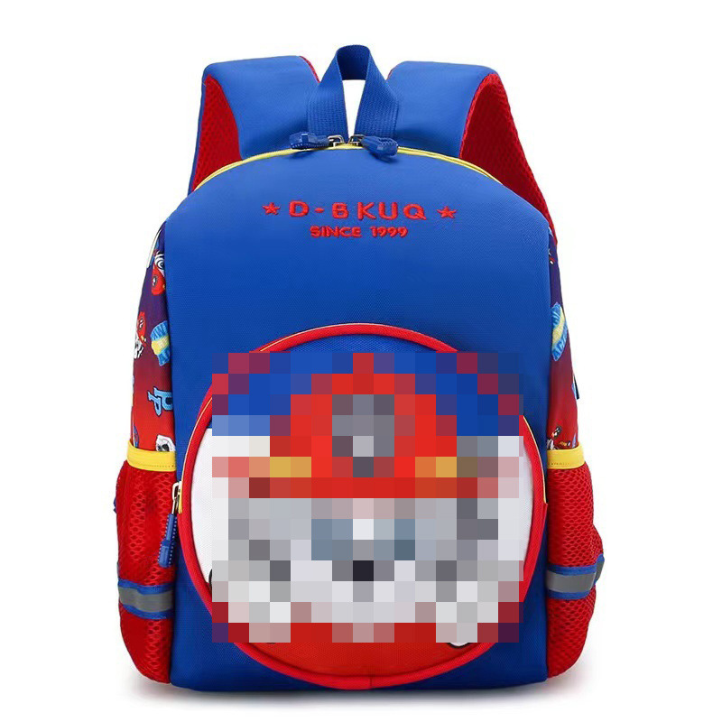 Mochila infantil bonita de dibujos animados de anime para guardería, mochila escolar ligera para bebés para reducir la carga, adecuada para clases grandes, medianas y pequeñas, exportación.