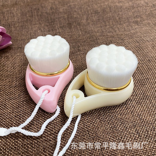 Dongguan brush factory direct sales comma soft hair face brush blackhead brush makeup remover cleaning tools primary supply