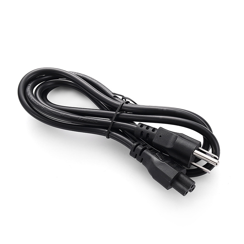 Cable de alimentación de cola de ciruela estándar americano de tres clavijas Cable de enchufe directo de cola de ciruela americana Cable de adaptador de chasis de monitor de computadora