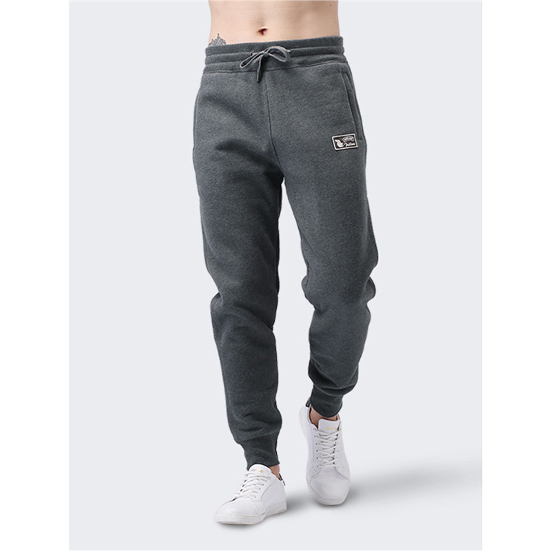 Men's Fleece-Lined Pants for Autumn and Winter, Loose Fit, Thickened, Warm, Cuffed Joggers, Tapered Casual Pants, Sweatpants, Sports Pants