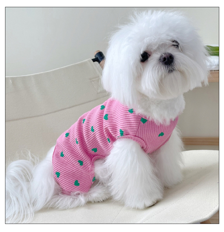 Casual Cotton Heart Shape Pet Clothing display picture 2