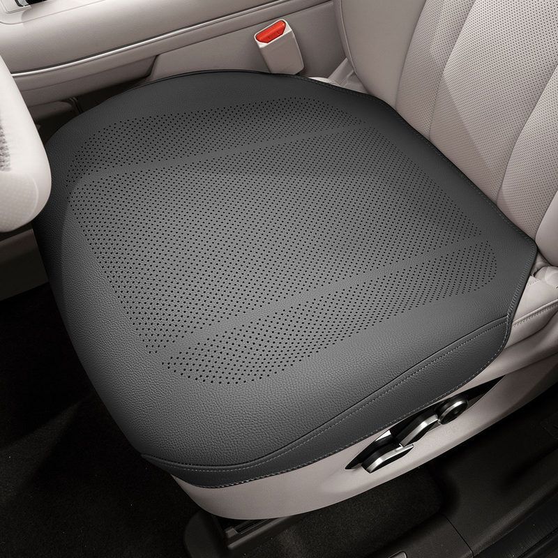 Cushion Summer Cooling: Mercedes-Benz Seat cushion, seat cover - b-full-coverage-thin-noble-black-front-row-single