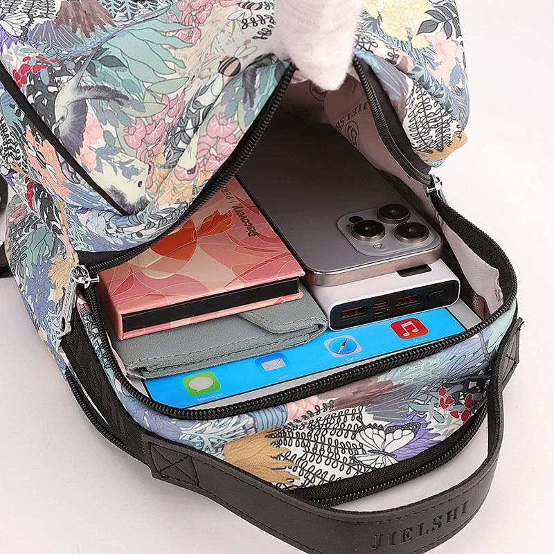 Trend capacious backpack, fashionable universal bag for traveling