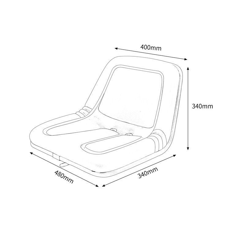 Agricultural machinery seats, Kubota combine harvester and rice transplanter series, one-piece molded seats for garden machinery and engineering vehicles