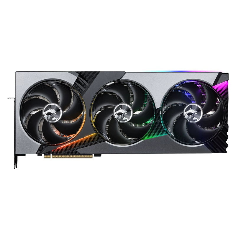 Видеокарта GeForce RTX 5080 16 ГБ, 3 вентилятора, OC-версия, трёхвентиляторное охлаждение