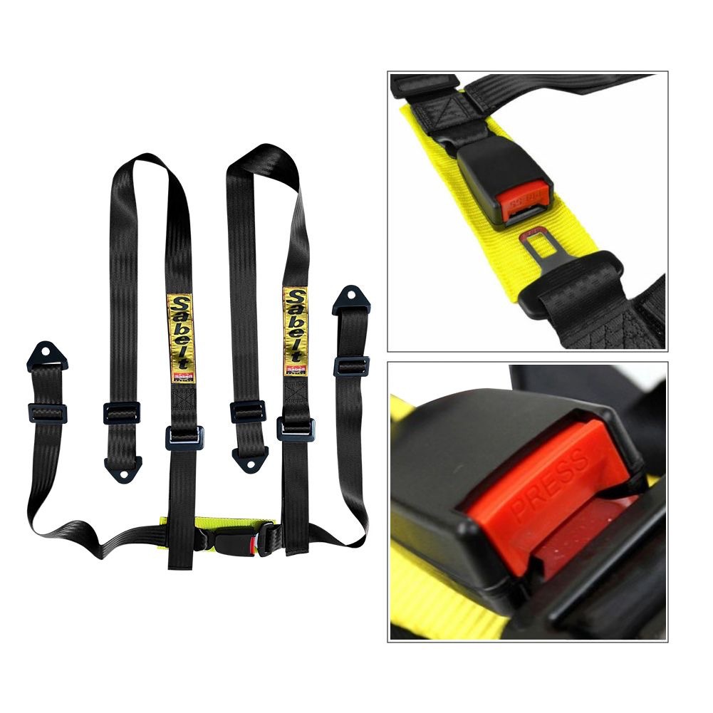Car Modification 2inch Four-Point Sabeit Safety Belt Suitable for Car Jdm Modification Racing Style Safety Belt