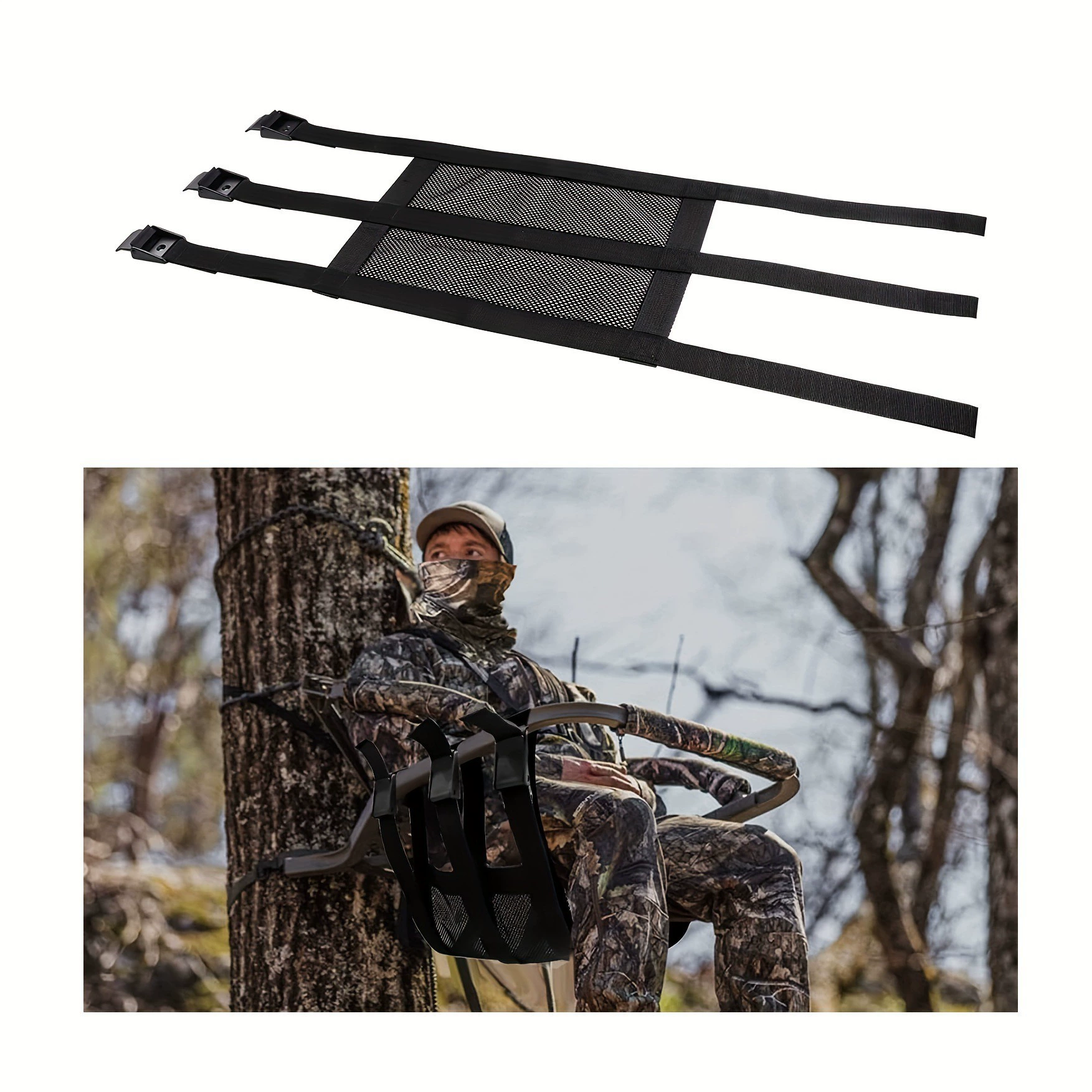 Новое поступление, сменное сиденье для уличной подставки для дерева, легкое сменное сиденье из сетки для охоты, легко носить с собой и быстро