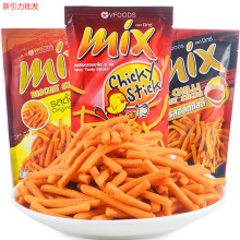 泰国进口vfoods mix脆脆条30g75g袋装原味香辣味休闲零食薯条批发