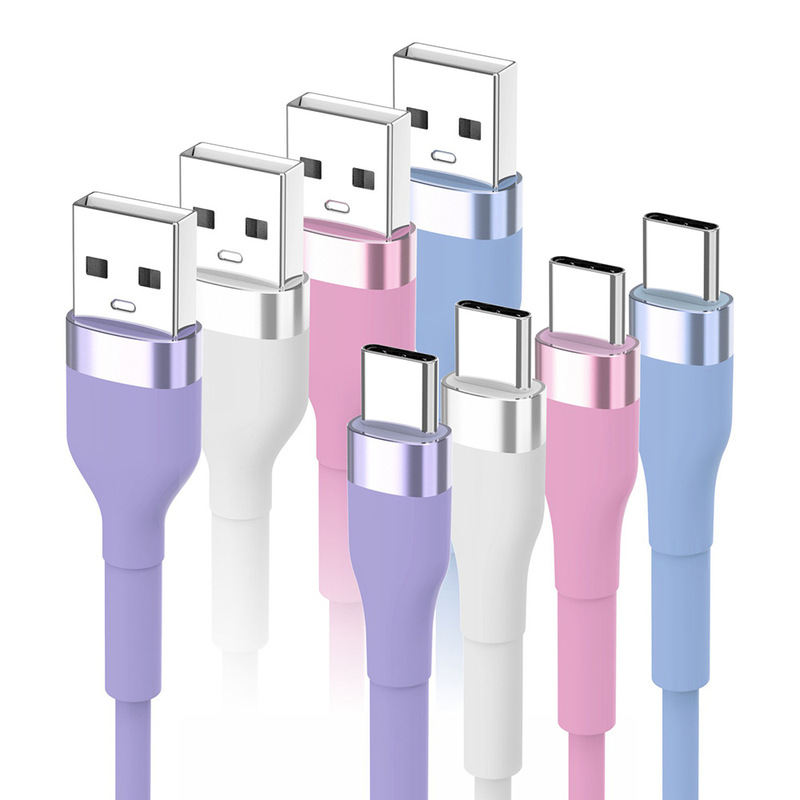 66WシリコンTYPE-Cデータケーブルは、Xiaomi、Apple、Samsung、Huaweiの携帯電話に適した急速充電ケーブル、USB充電ケーブルです。|undefined