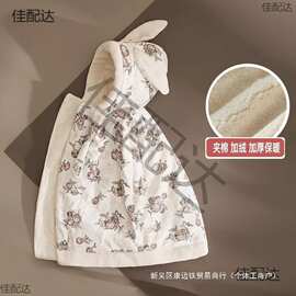 包邮婴儿披风斗篷宝宝外出防风服加厚抱衣秋冬季男童女儿童新生儿