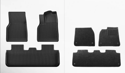 Modelə uyğun ayaqaltı — Tesla Model Yl/Y/3, Special Tpe Floor - renewal-y-right-rudder-floor-mats-menis-carpet-six-piece-set