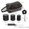 Curly cosmetic bag, black set, hairgrip, 15 pieces