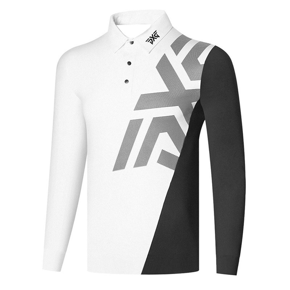Explosive Golf Elastic Sweat-wicking Golf Jersey Breathable Golf Clothes Quick-drying Golf Clothes
