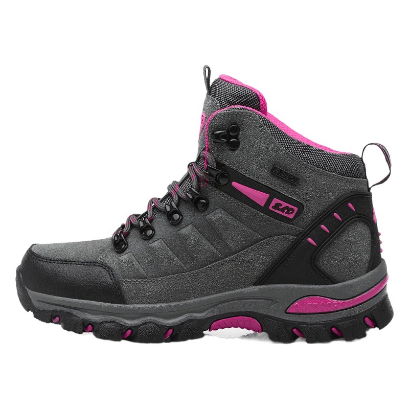 2026 Travel and Sports Cross-Border Wholesale Hiking Shoes for Women and Men High-Top Men's Outdoor Foreign Trade Hiking Shoes Autumn Winter 8019