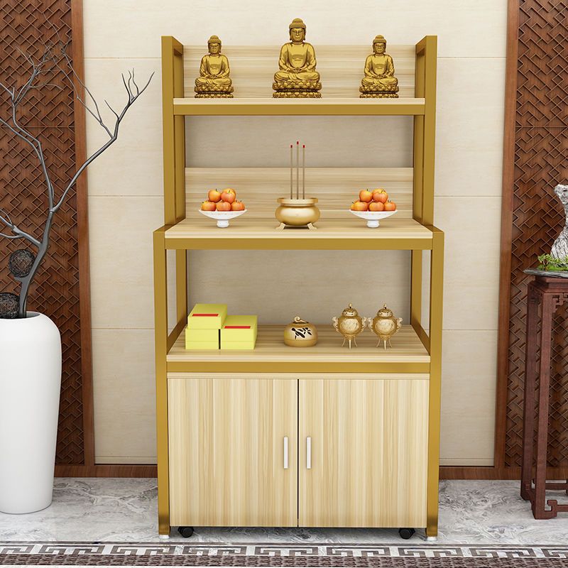 Buddhist Altar Table, Economical Household Worship Table, Buddha Table, Buddha Cabinet, Guanyin Shrine, Floor-Standing Buddha Table, Ornaments, Altar Table