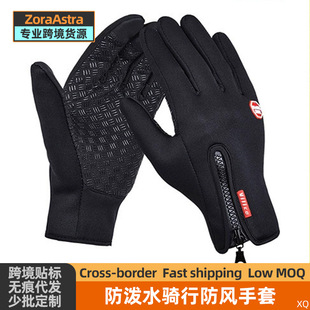 Motorcycle Riding Gloves Fall/Winter Men's and Women's Motorcycle Anti-fall Breathable Retro fleece-lined Sports Waterproof Windproof Universal