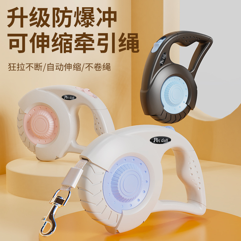 국경 간 애완 동물 제품 휴대용 개 걷는 밧줄 핸즈프리 고양이와 개 트랙터 자동 개폐식 새 애완 동물 원예