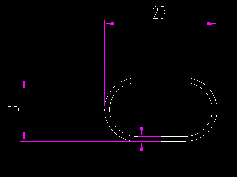 평타원형 23x13x1.0 트루컬러 1.0m