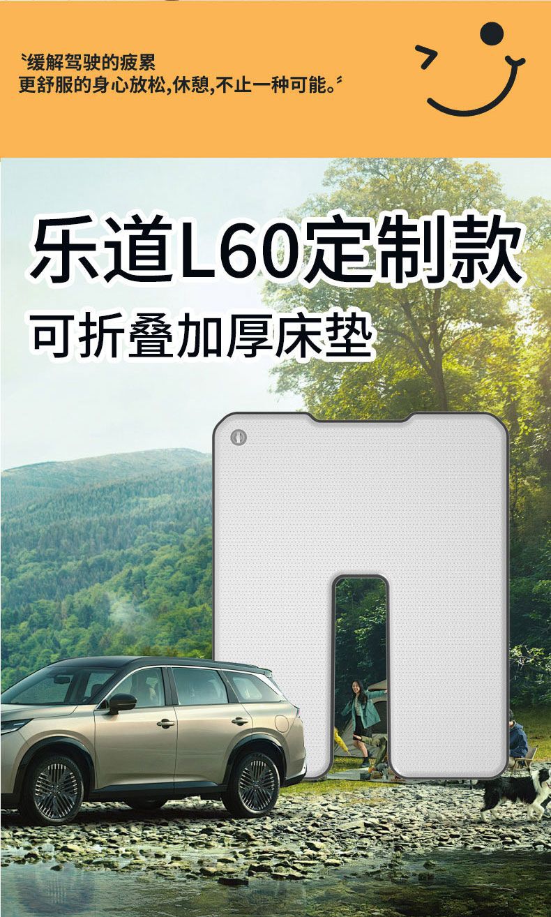 Inflatable Car Mattress for Ledao L60/L90, Camping, Nap, Outdoor