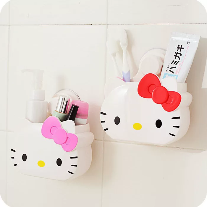 Cartoon cute children's toothbrush, storage box, storage system