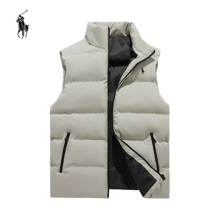 Demi-season keep warm windproof vest for leisure, down jacket
