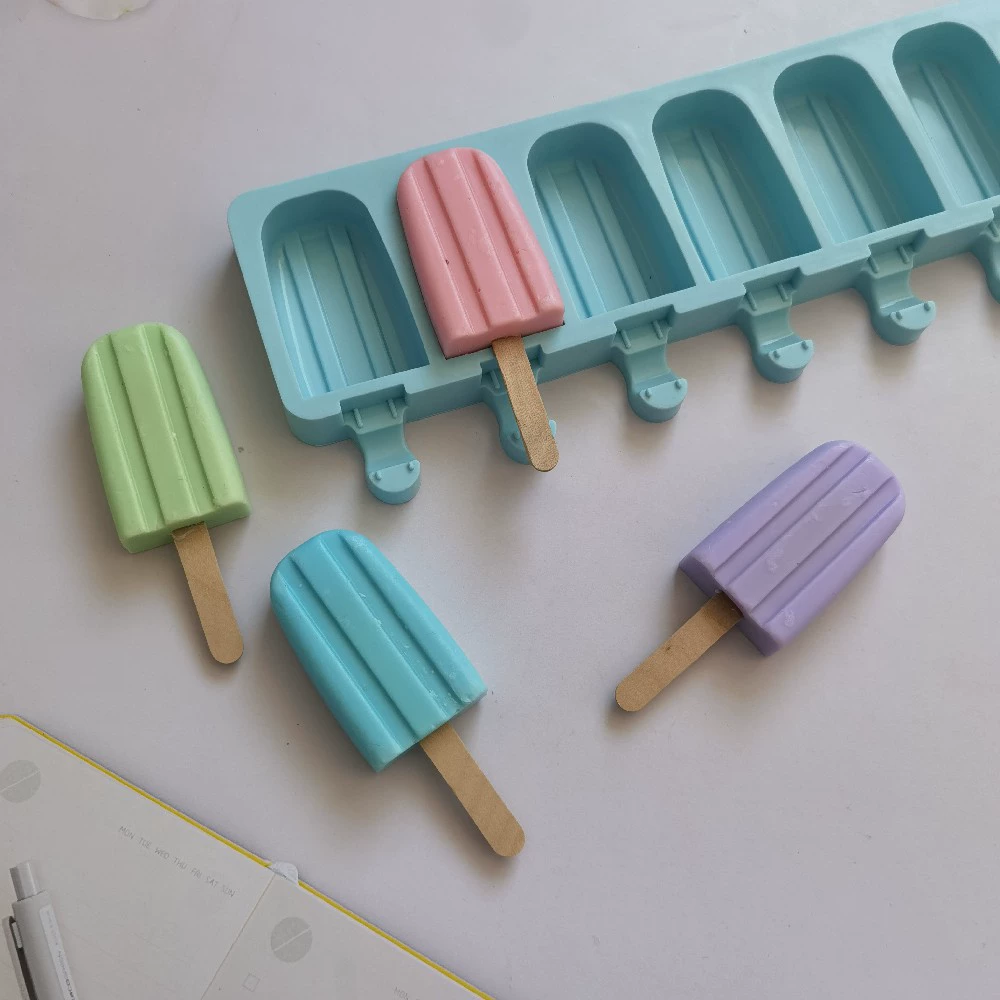 Silicone mold for ice cream, DIY, ice cream