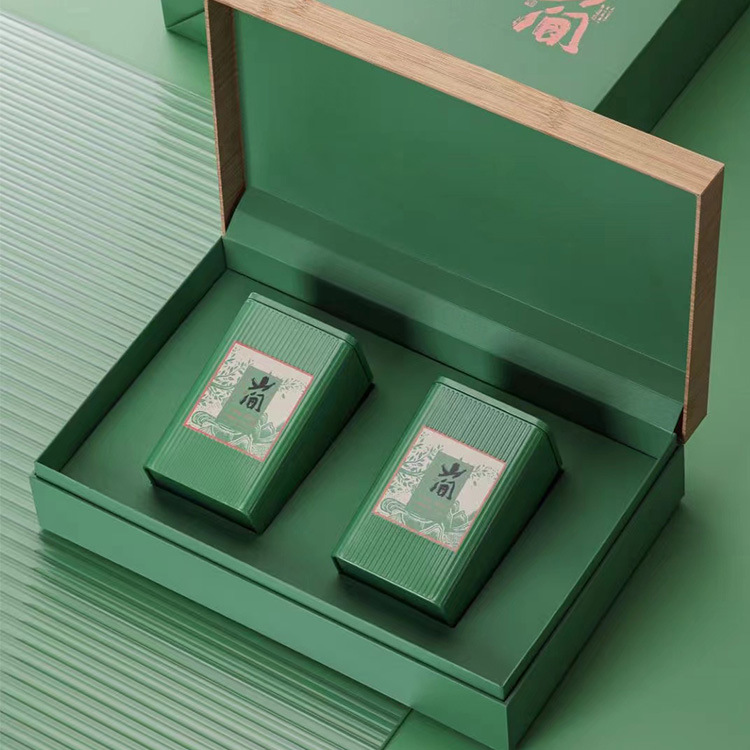 高档绿茶包装盒空礼盒半斤一斤装通用碧螺春明前龙井毛尖茶叶礼盒