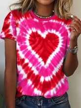 E 33518 Women's Round Neck T-Shirt ����ӡ��T�� ŷ���羳