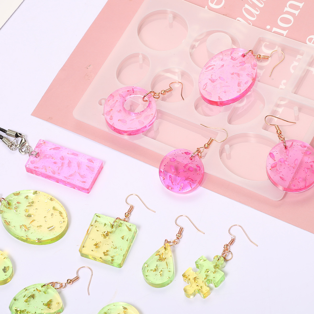 耳坠整版硅胶模具-03