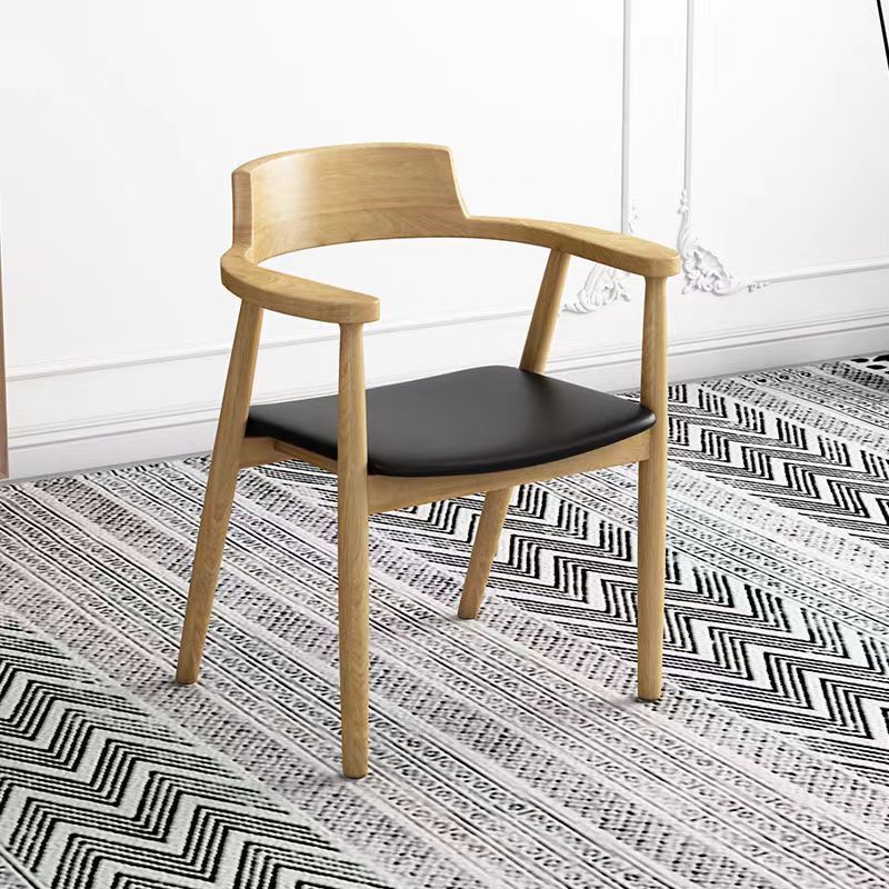Sillas de comedor de madera sólida nórdica sillas de mesa