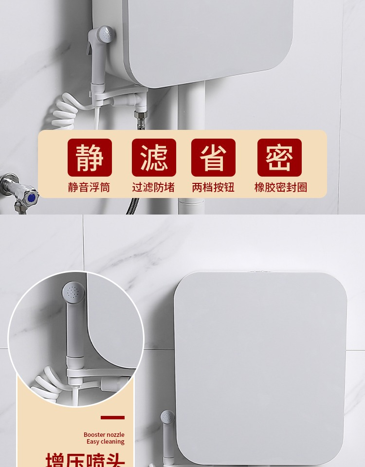 Household hotel public restroom squat toilet with water tank, powerful water-saving, anti-slip and anti-odor toilet ceramic squat toilet bowl undefined