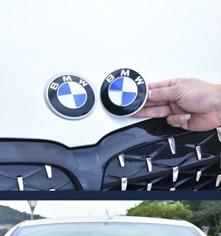 BMW car emblem, new 1 Series, 3 Series, 5 Series, 7 Series front emblem, X1, X2, X3, X5, X6 front and rear emblems, tail emblem, hood emblem