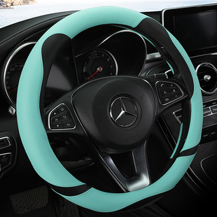 LSY Four Seasons A0033 full leather car steering wheel cover simple sports interior supplies cross-border wholesale handlebar cover