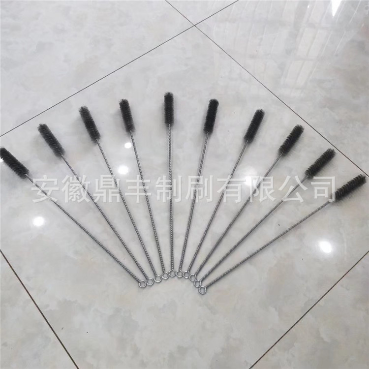厂家直供工业用尼龙丝猪鬓毛试管刷 管道清洗清洁刷 按需定