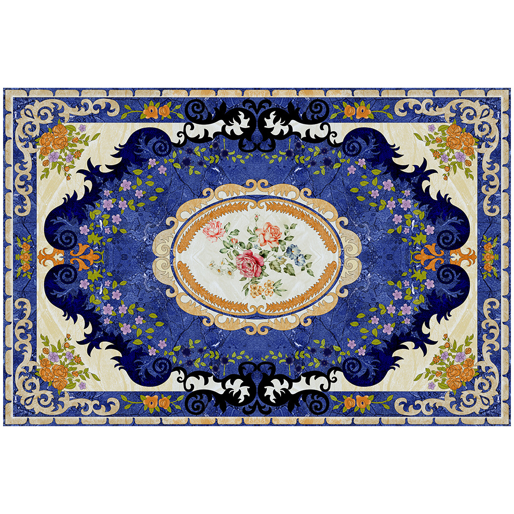 Lujo ligero, retro, sala de estar de estilo europeo, alfombra, alfombra, alfombra, estilo de sala de estar del hotel, costura de alfombra, alfombra para el hogar image 11