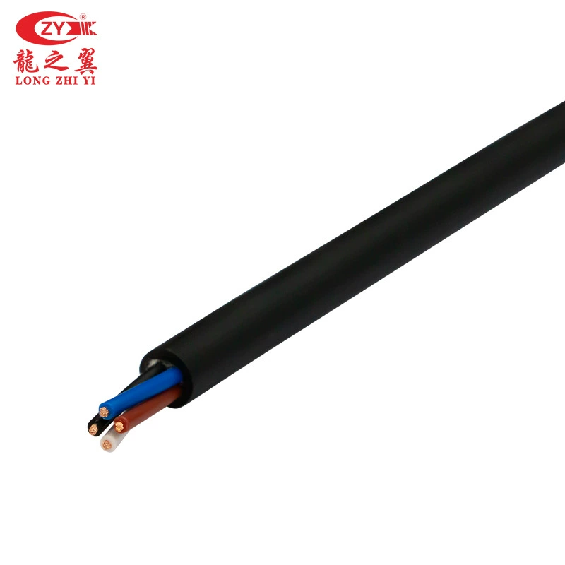 Крыло дракона [21579#24*4C кабель питания США 4*0.2 квадрат4 черная оболочка покрыто]