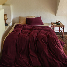 2025新款简约天鹅绒安可拉混搭四件套