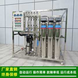 二级反参透_250L/H自动二级反渗透纯净水设备_宁波水处理绿健供应