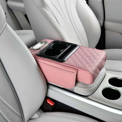 Tissue Box, Storage Bag, Water — Armrest box pad - pink