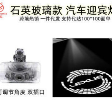 Aplicable a Lexus Lingzhi NX ES RX es bienvenido Luz de puerta luz chip de cristal de cuarzo colorfast